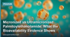 Micronized vs Ultramicronized Palmitoylethanolamide: What the Bioavailability Evidence Shows