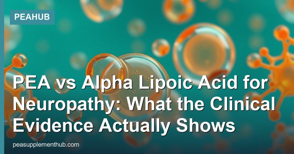 PEA vs Alpha Lipoic Acid for Neuropathy: What the Clinical Evidence Actually Shows - PEAHub