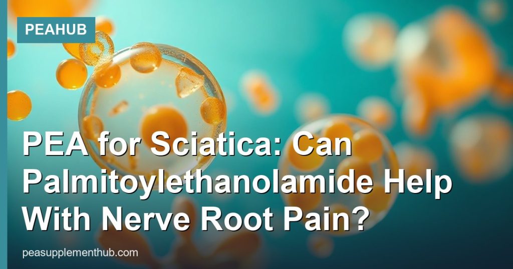 PEA for Sciatica: Can Palmitoylethanolamide Help With Nerve Root Pain? - PEAHub